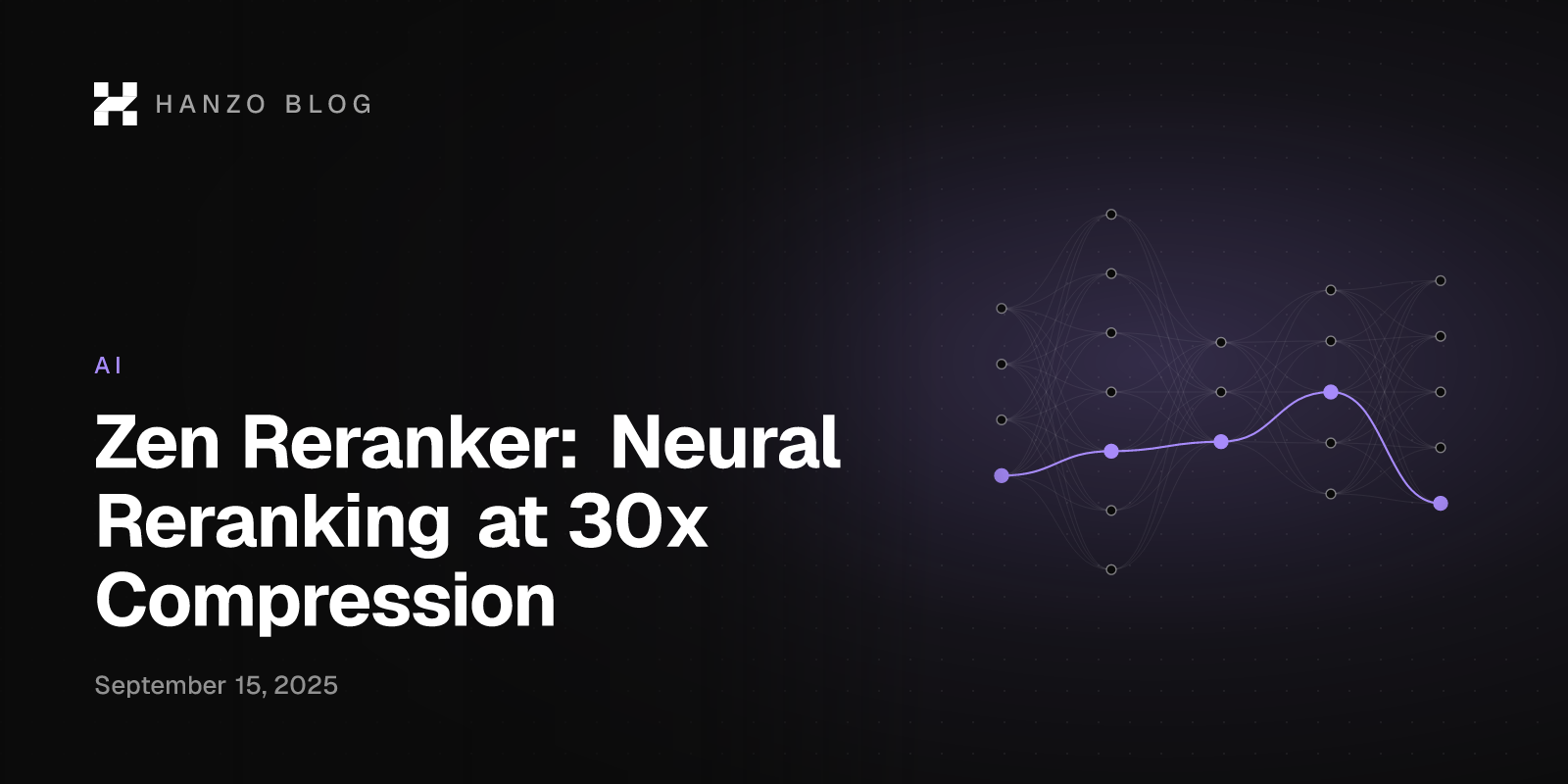 Zen Reranker: Neural Reranking at 30x Compression